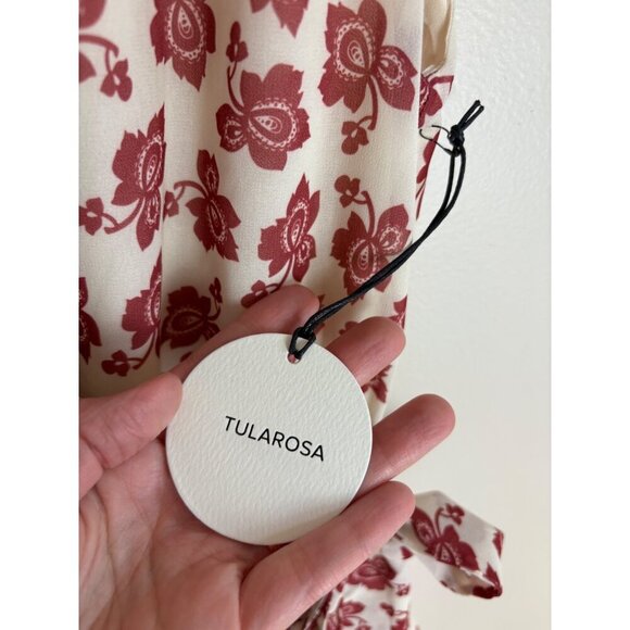 Tularosa x Revolve NWT Ashby Romper Cream + Red Florals Size Medium - Picture 7 of 14